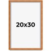 PosterPalooza | Classic Brown Picture Frame - UV Acrylic, Foam Board Backing, Hanging Hardware - 2 of 4
