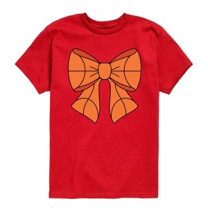 Boys' - Instant Message - Basketball Bow Short Sleeve Graphic T-Shirt - 1 of 4