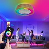 Mayeerty 21" Modern Rustic Ceiling Fan Light with LED RGB Mood Lighting, Rope Woven Design - 4 of 4