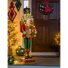 Evergreen 52"H Nutcracker Playing Drum w/Moving Hands and LED Lights - 4 of 4