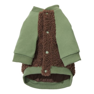 BARK Home Varsity Dog Jacket - Green