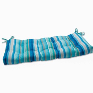 44" x 18" Outdoor/Indoor Blown Bench Cushion Dina - Pillow Perfect - 1 of 4