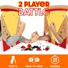 Big Dot of Happiness Pizza Party Time - Baby Shower or Birthday Activity - 2 Player Build-A-Face Party Game - 2 of 4