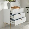 Brian 32'' Tall  3 Drawer  Bachelor  Chest with storage for bedroom,Set of 2 |  ARTFUL LIVING DESIGN - 3 of 4