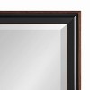 Kate and Laurel Havana Plastic Rectangle Mirror, 21x27, Black - 3 of 4