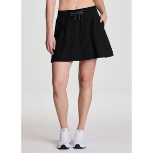 RBX Active Women's Tennis-Style Seamed Pleats Active Skort with Built in Shorts and Pockets - 1 of 4