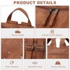 Generic Backpack Purse for Women, Pu Leather Designer Travel Backpack, Fashion Work Ladies Shoulder Bag Handbag - 4 of 4
