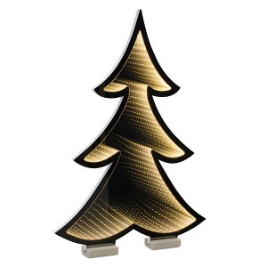 Pine Tree Outline Infinity LED Light 24.5"H – Acrylic Christmas EkkoLight Accent by Melrose - 1 of 3