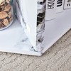 KIGFTSOD Hexagonal MDF Coffee Table, Wood Grain Pattern Stickers, Storage Shelves for Living Room, Bedroom, Office - 4 of 4