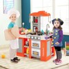 Infans Play Kitchen Set 67 PCS Kitchen Toy For Kids W/Food &Realistic Lights & Sounds - 3 of 4