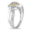 EVERLY JEWELRY | Sterling Silver 0.05 CT TDW Heart Ring - 2 of 2
