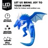 Joyfy 5 FT Tall Halloween Inflatable Outdoor Decorations, Hanging Ice Dragon with Build-in LED for Halloween Yard Lawn Patio Outdoor Indoor Decoration - 3 of 4