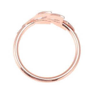 Unique Bargains Napkin Rings Five-petal Leaves Alloy 1 Pc - 1 of 3