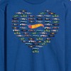 Men's - Hot Wheels - Valentine's Hot Wheels Heart Long Sleeve Graphic T-Shirt - 2 of 4