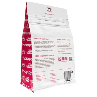 Happy Medium Roast Whole Bean Coffee - 12oz