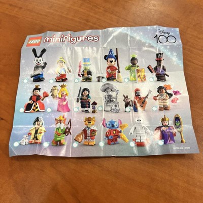 LEGO Minifigures Disney 100 66734 - 6 figuras coleccionables de edición  limitada, personajes sorpresa de Disney para juegos de rol, un regalo para