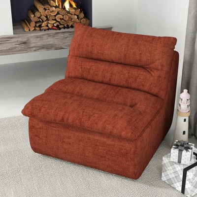 CAVINAS Lazy Floor Sofa, Modern Armless and Backless Sofa Chair, Comfy Accent Bean Bag Couch, Suitable for Living Room Bedroom Office