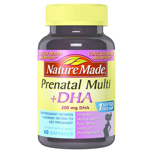 Nature Made Prenatal Multivitamin & DHA Softgels : Target