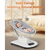 Electric Baby Swings for Infants to Toddler,Infant Swing with 5 Motion Modes & 5 Speeds - 4 of 4