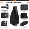 Generic Bag RFID Crossbody Sling Backpack Cross Body Shoulder Travel Bag Hiking Daypack - 4 of 4