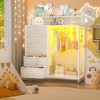 Aheaplus Dresser with 5 Drawers, Closet Storage - 2 of 4