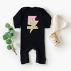 The Juniper Shop Be A Kind Human Lightning Bolt Baby Romper - 2 of 3