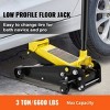 Syemin Lift Jacks Low Profile Floor Jack 3 Ton Single Piston Hydraulic Pump Heavy Duty Steel Racing Jack Lift Car, Yellow, 29.71"*17.72"*7.87" - 2 of 4