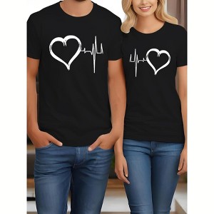 Fioneca Fashionable And Comfortable Short-Sleeve T-Shirts for Couples ...