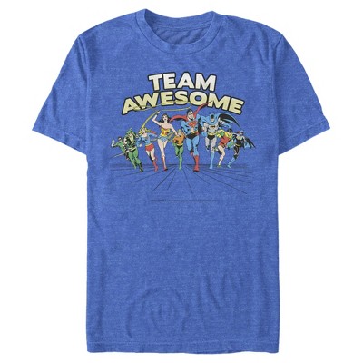 Men's Justice League Team Awesome Perspective T-Shirt