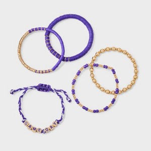 Game Day Bracelet Set 5pc - Wild Fable™ - 1 of 4
