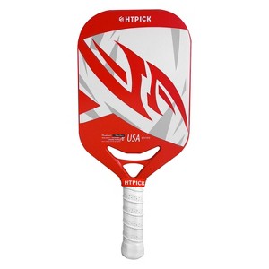 AENKYO Carbon Fiber Pickleball Paddle, T700 Carbon Fiber Face with 14mm PP Honeycomb Core Lightweight Paddle for Ultimate Spin & Control, Red - 1 of 4