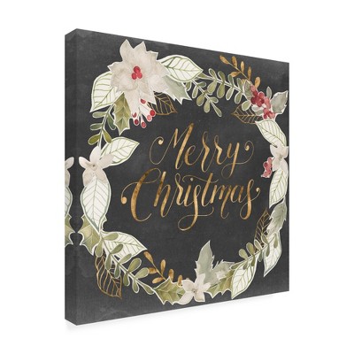 Trademark Fine Art -Grace Popp 'Gilded Christmas I' Canvas Art