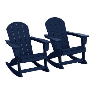 WestinTrends  Outdoor Patio Porch Rocking Adirondack Chair - 1 of 4