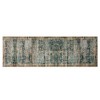 AMERLIFE Area Rug, Machine Washable Vintage Carpet with Non-Slip Backing, Soft Rug for Living Room, Bedroom, Hallway Use - 2 of 4