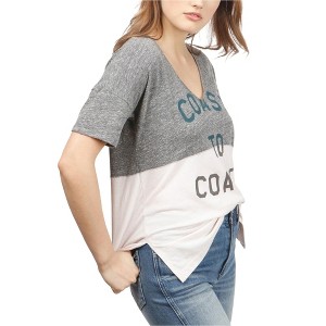 Lucky Brand Womens Colorblock Graphic T-Shirt - 1 of 1