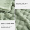 Cozy Bliss Faux Fur Throw Blankets, Plush Fuzzy Soft Thick Bubble Blanket for Sofa, Bedroom, Living Room - 3 of 4