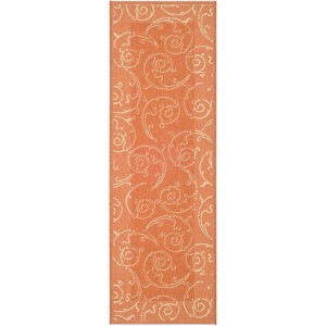 Courtyard CY2665 UV & Stain Resistant Non-Shedding Power Loomed Indoor/Outdoor Rugs - Safavieh - 1 of 4