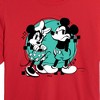 Women's - Disney - Mickey And Minnie Mouse Cropped Graphic T-Shirt - 2 of 4