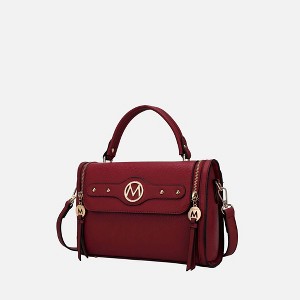 MKF Collection Sabrina Women's Vegan Leather Shoulder satchel Handbag by Mia K - 1 of 4