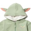 Star Wars The Child Fleece Zip Up Cosplay Hoodie Toddler - 2 of 4