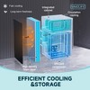 Simzlife 3.2 Cu.Ft. Mini Fridge,Single Door Compact Refrigerator - 3 of 4