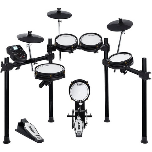 Alesis NITRO MAX 8-Piece Electronic Drum Set with Bluetooth and BFD Sounds  and DA2108 Drum Amp Black