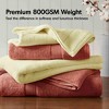 BAGOKIE 8pc 800GSM Cotton Towel Set - 2 of 4