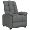 VidaXL Recliner Dark Gray Fabric - 2 of 4