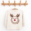 SmileyWorld Reindeer Lights - Toddler Long Sleeve Graphic Tee and Youth Long Sleeve Graphic T-Shirt - 2 of 3