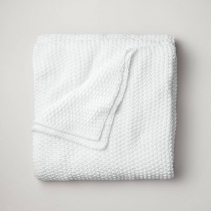 Chunky Knit Bed Blanket - Casaluna™ - 1 of 4