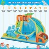 Yaheetech 10-in-1 Double Lane Inflatable Water Slide for Kids Pool with Slide, Cyan - 4 of 4