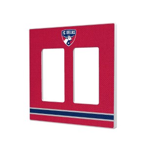 MLS Western Conference Teams Stripe Hidden-Screw Light Switch Plate for Double Rocker - 1 of 4