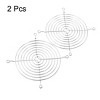 Unique Bargains 2 x Metal Wire Finger Guard Grill for 120 x 120mm Computer Case Fan - 3 of 4