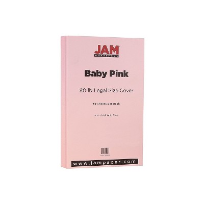 Pink Rose Metallic 105lb 8.5 x 11 Cardstock - 50 Pack - by Jam Paper